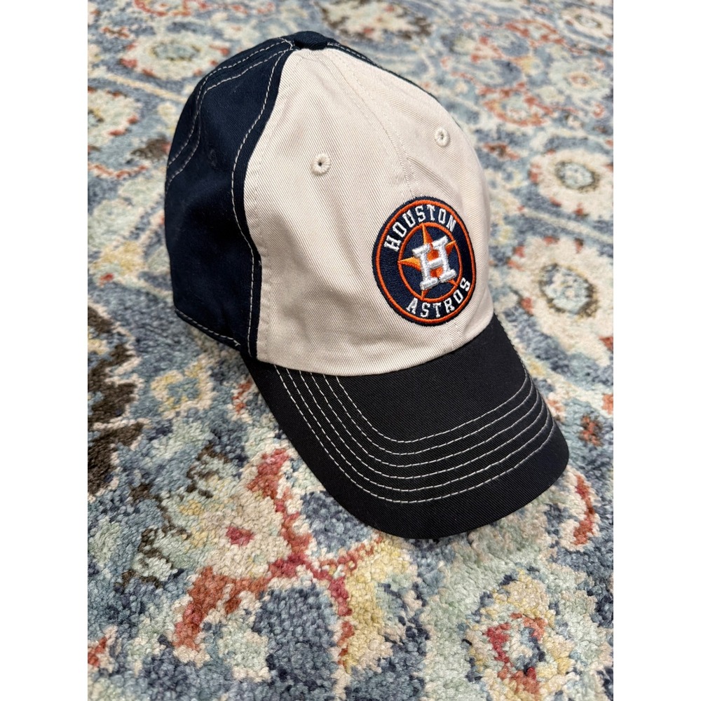 Genuine Merchandise Houston Astros Hat Mens OS Navy Tan Baseball Cap‎ EUC